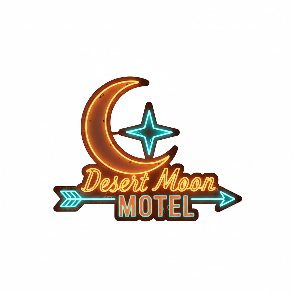 make a random motel logo